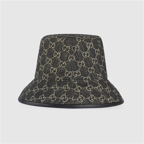 gucci bucket hst|Gucci bucket hat denim.